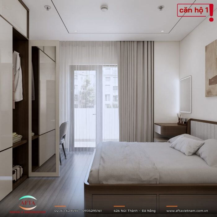 nội thất cho thuê căn hộ đà nẵng mẫu phòng 1
