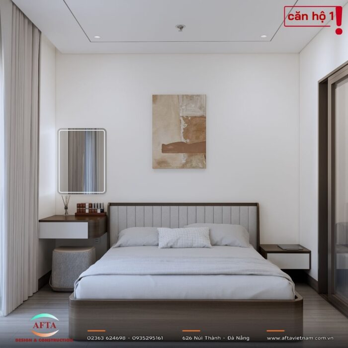 nội thất cho thuê căn hộ đà nẵng mẫu phòng 1