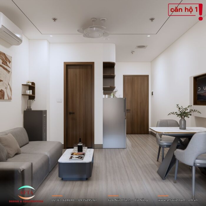 nội thất cho thuê căn hộ đà nẵng mẫu phòng 1