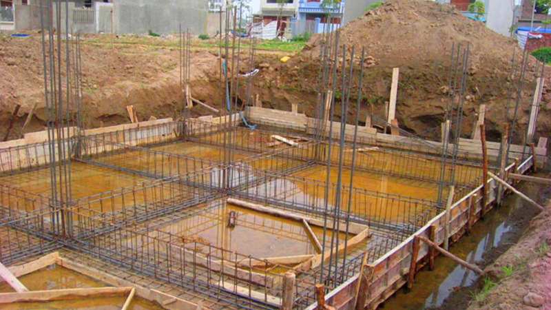 Nhược điểm khi xây nhà vào mùa mưa
