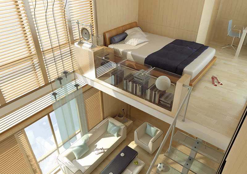Các tiêu chuẩn quan trọng khi xây dựng căn hộ mini có gác lửng