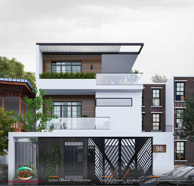 Cổng biệt thự hiện đại