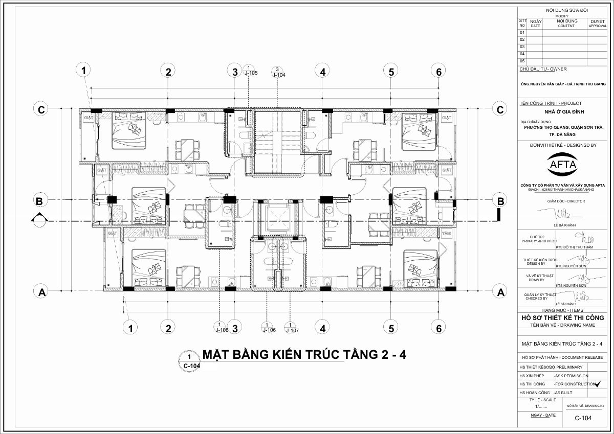 Công năng tầng 2 - 4