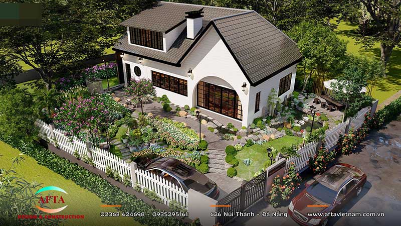 Diện tích biệt thự mini
