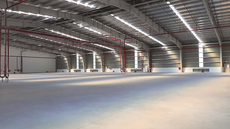 Diện tích nhà xưởng phù hợp