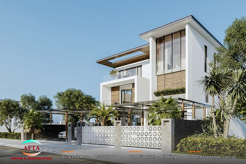 Khoảng cách cổng đến mép đường