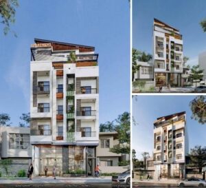 Mẫu căn hộ cho thuê 6 tầng hiện đại
