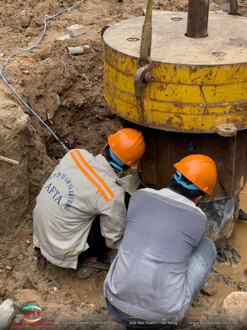 Phương pháp kiểm tra thân cọc sau khi đổ