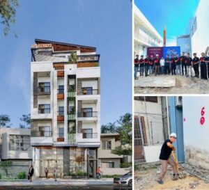Tiến độ thi công căn hộ cho thuê