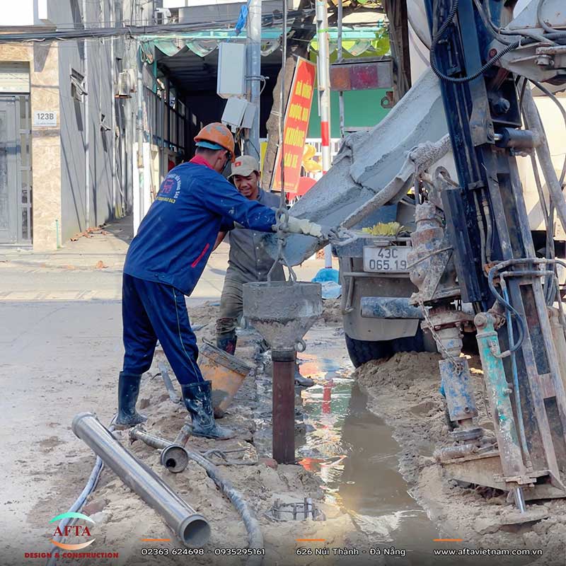 Yêu cầu kỹ thuật khi đổ bê tông cọc nhồi