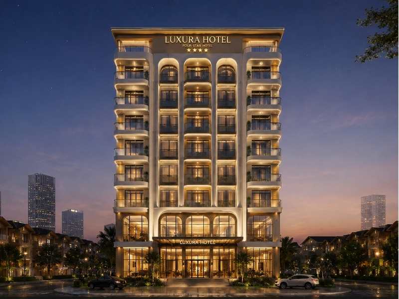Thiết Kế khách sạn 4 sao Đà Nẵng