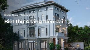 Biệt thự 4 tầng hiện đại