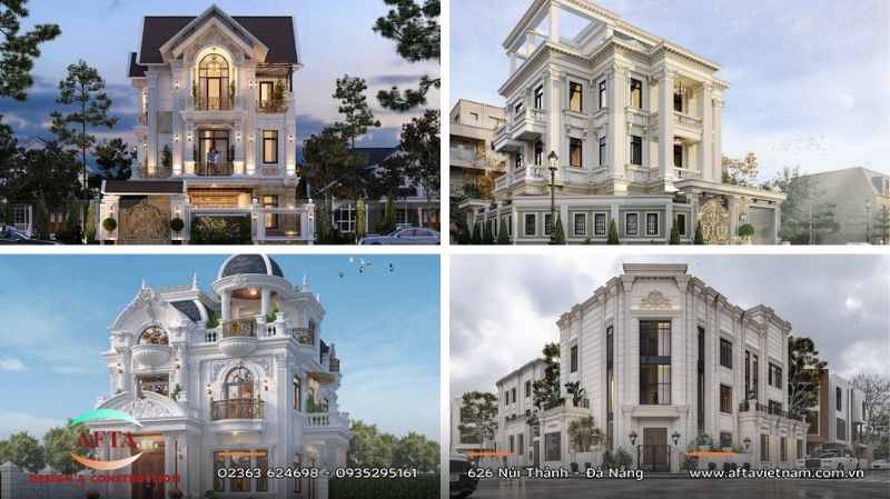 Các mẫu biệt thự tân cổ điển được nhiều gia chủ lựa chọn