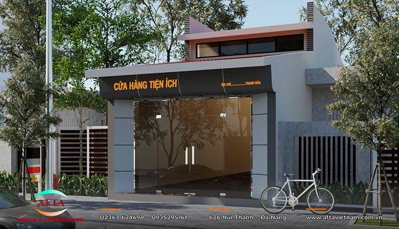 Cửa hàng bán lẻ trong nhà phố
