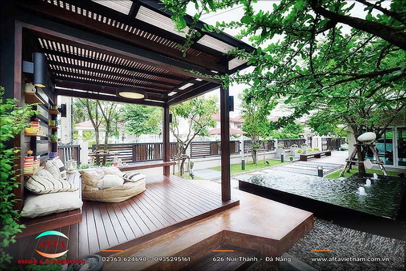 Diện tích quyết định quy mô sân vườn