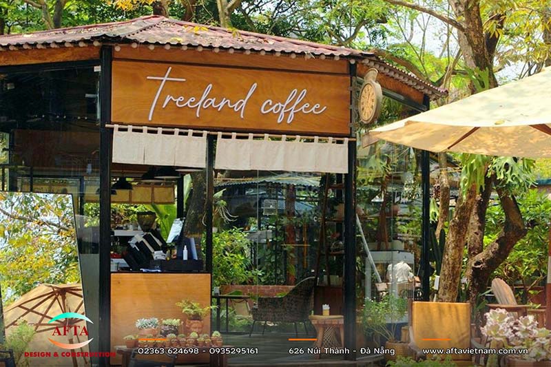 Khối nhà của quán cafe