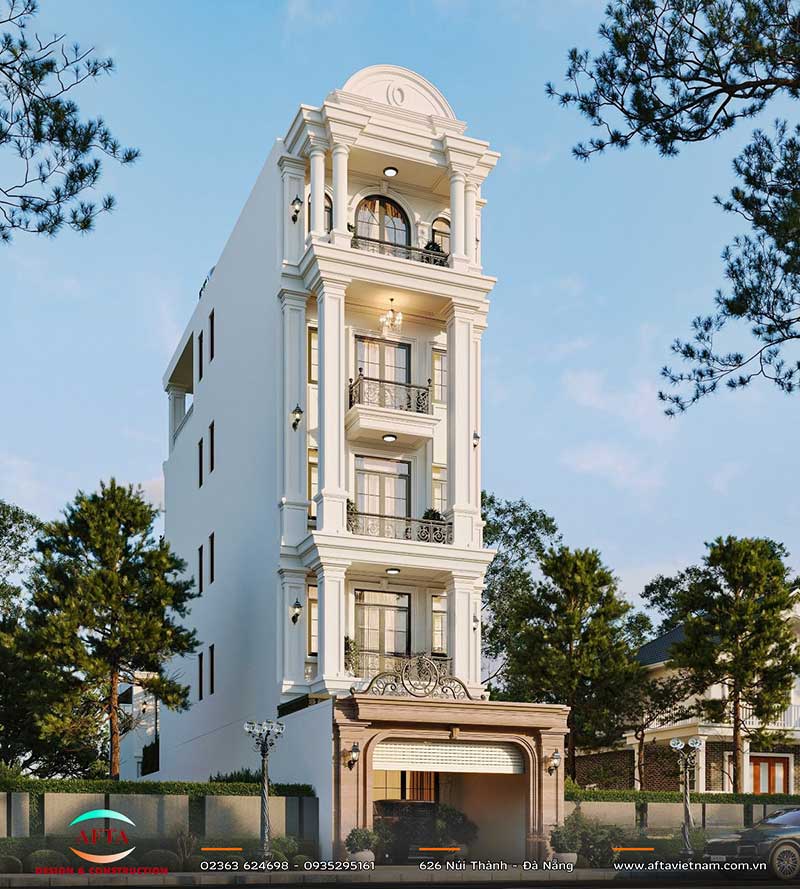 Mặt tiền đẹp nhờ đúng tỷ lệ