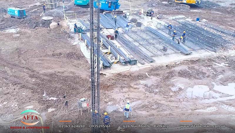 Bố trí mặt bằng công trường trước khi thi công nhà cao tầng