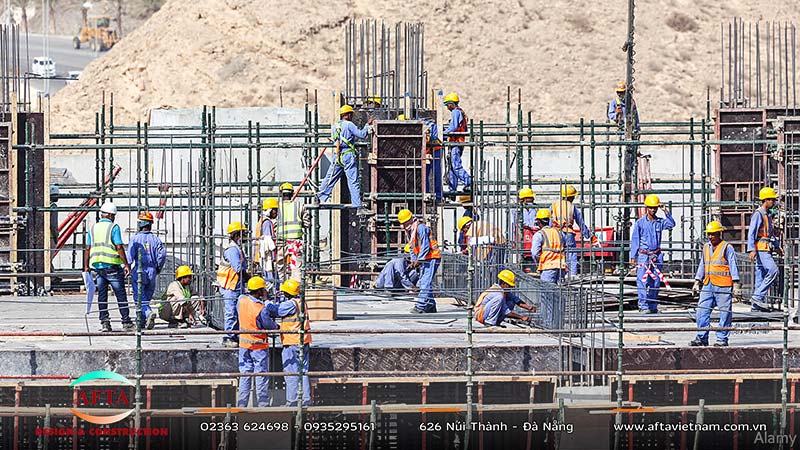 Các đội thi công cần phối hợp theo cùng một nhịp độ