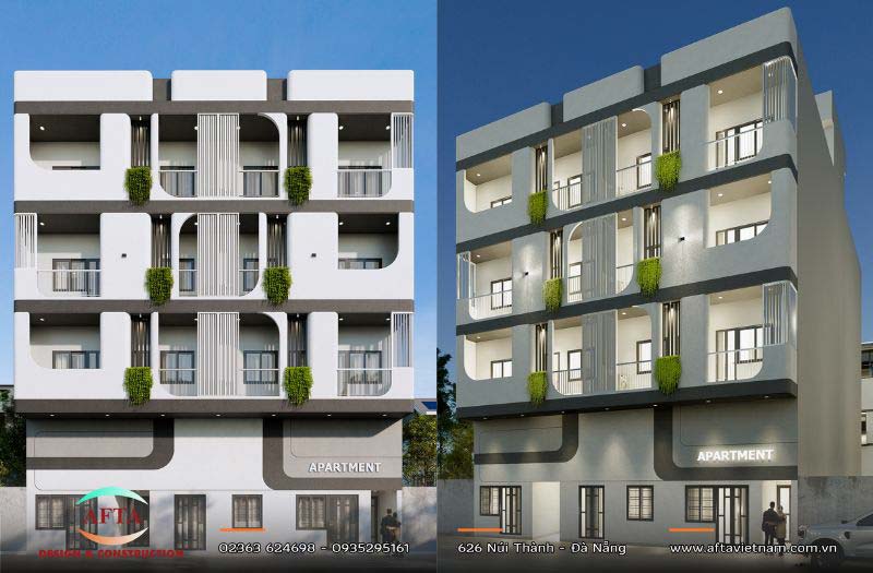 Căn hộ được tổ chức trên các lô đất liền kề