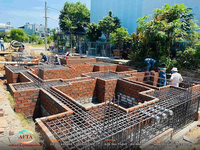 Độ sâu tham khảo của móng nông