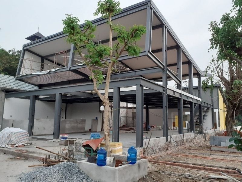 nhà khung thép phù hợp với công trình nào
