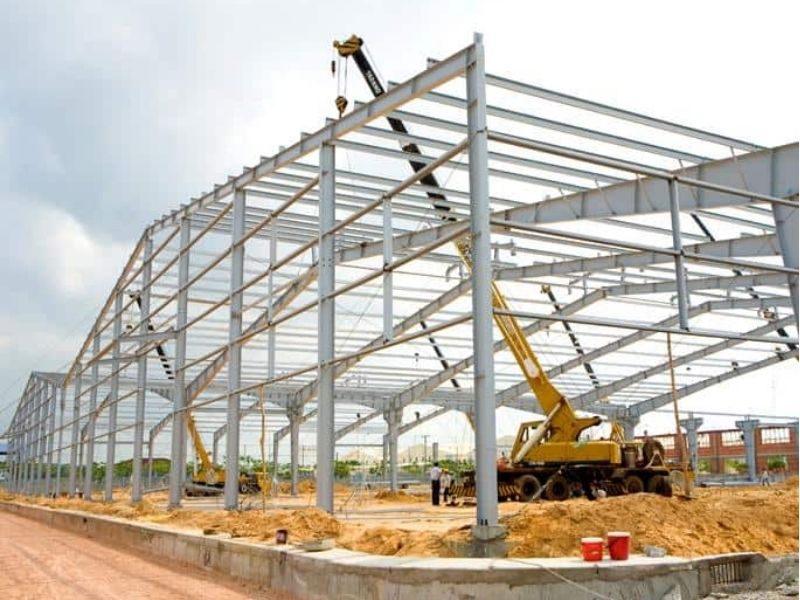Cấu tạo hệ khung thép