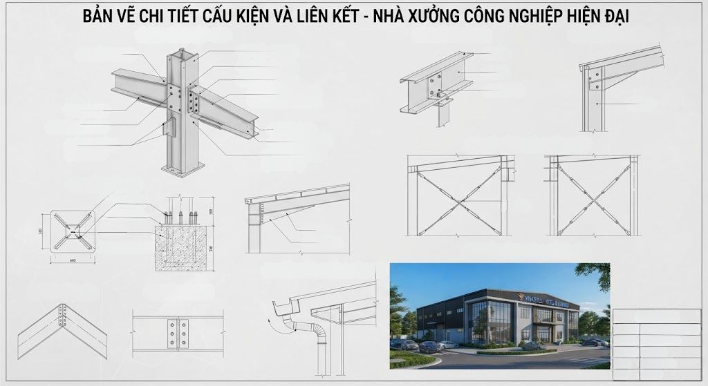 bản vẽ chi tiết và cấu kiện