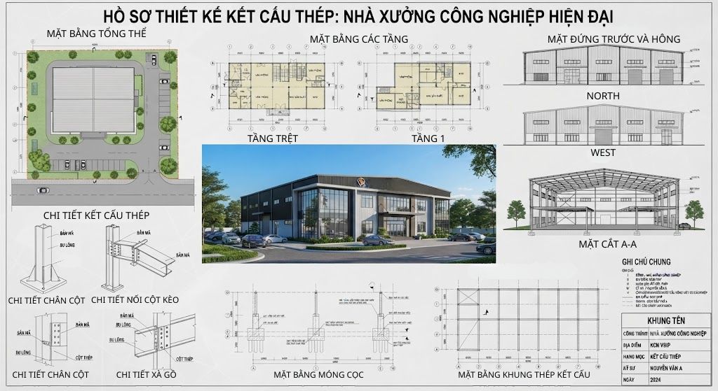 hồ sơ kết cấu thép