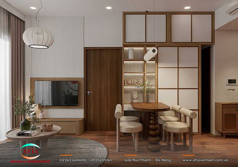 Căn hộ 50m2 phong cách Japandi 2