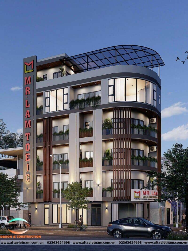 Nhà ở tận dụng lợi thế khu đất góc